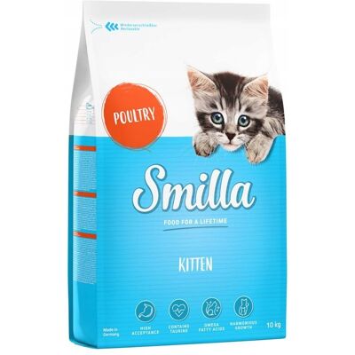 ABC Smilla Kitten karma sucha dla kociąt drób 10 kg ABC Smilla Kitten karma sucha dla kociąt drób 10 kg