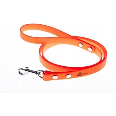 Smycz BioThane 4WILD 150 cm - Neonowa pomarańcz Smycz BioThane 4WILD 150 cm - Neonowa pomarańcz
