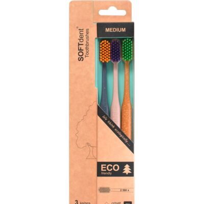 SOFTdent ECO Medium Szczoteczka do zębów - Szczoteczka SOFTdent ECO Medium Szczoteczka do zębów - Szczoteczka
