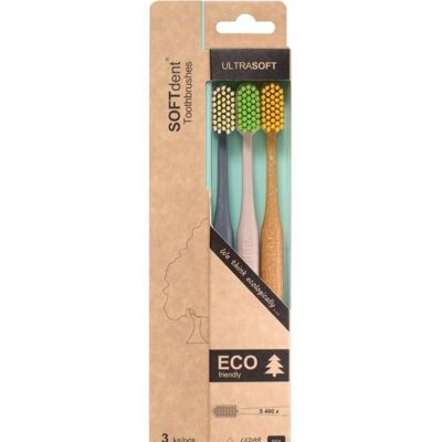 SOFTdent ECO Ultra Soft unisex szczoteczka do zębów - Pielęgnacja zębów SOFTdent ECO Ultra Soft unisex szczoteczka do zębów - Pielęgnacja zębów