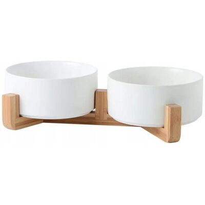 Inny producent SPUNKYJUNKY Podwójna Miska Dla Psa Kota Ceramiczna Podwójna Inny producent SPUNKYJUNKY Podwójna Miska Dla Psa Kota Ceramiczna Podwójna