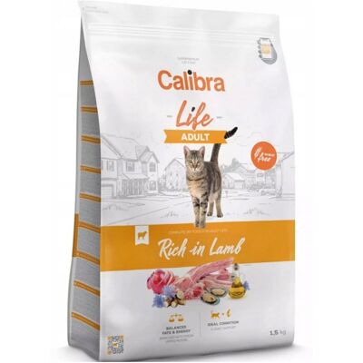 Sucha karma dla kota CALIBRA CAT life adult lamb 1,5kg Sucha karma dla kota CALIBRA CAT life adult lamb 1,5kg