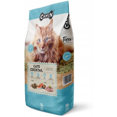 Inna producent Sucha karma dla kota CANUN TERRA CATS COCKTAIL 18kg koty dorosłe Inna producent Sucha karma dla kota CANUN TERRA CATS COCKTAIL 18kg koty dorosłe