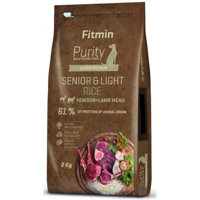 Fitmin Purity Rice Senior&Light Venison&Lamb - Karma dla psa Fitmin Purity Rice Senior&Light Venison&Lamb - Karma dla psa
