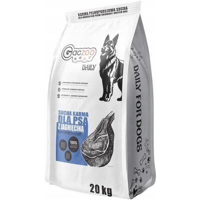Sucha karma dla psa Gaczoo Daily Jagnięcina 20 kg Adult Dog z Witaminami Sucha karma dla psa Gaczoo Daily Jagnięcina 20 kg Adult Dog z Witaminami