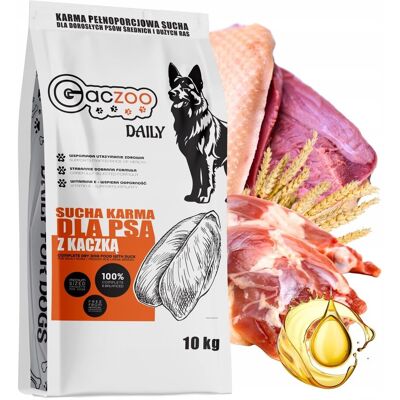 ABC Sucha karma dla psa Gaczoo Daily Kaczka 10 kg Adult Dog z Witaminami ABC Sucha karma dla psa Gaczoo Daily Kaczka 10 kg Adult Dog z Witaminami