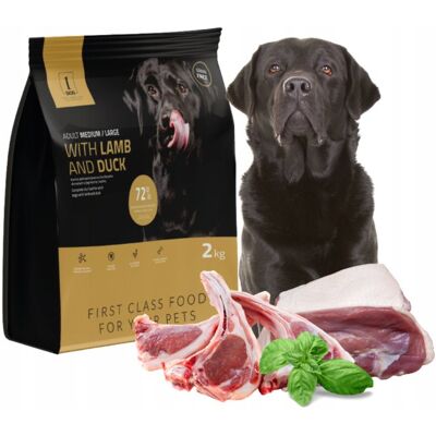 SUCHA KARMA DLA PSA JAGNIĘCINA KACZKA DLA ŚREDNICH I DUŻYCH RAS 2KG 1DOG SUCHA KARMA DLA PSA JAGNIĘCINA KACZKA DLA ŚREDNICH I DUŻYCH RAS 2KG 1DOG