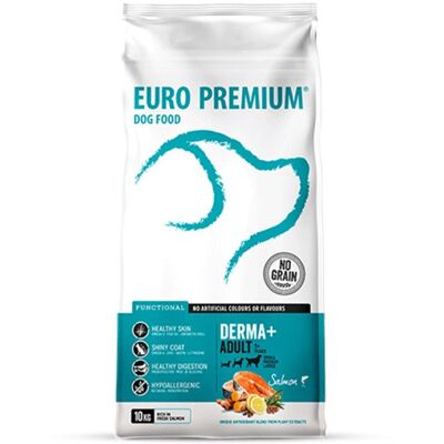 inna (Inny) Sucha karma dla psów z łososiem hipoalergiczna, Euro Premium Small Adult Derma, 2 kg inna (Inny) Sucha karma dla psów z łososiem hipoalergiczna, Euro Premium Small Adult Derma, 2 kg