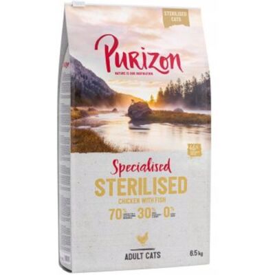 ABC Sucha karma Purizon Adult Sterilised dla kota, kurczak i ryba 6,5 kg ABC Sucha karma Purizon Adult Sterilised dla kota, kurczak i ryba 6,5 kg