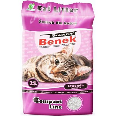 Super BENEK ŻWIREK BENTONITOWY LAWENDOWY 25L DLA KOTÓW DUŻE OPAKOWANIE! Super BENEK ŻWIREK BENTONITOWY LAWENDOWY 25L DLA KOTÓW DUŻE OPAKOWANIE!