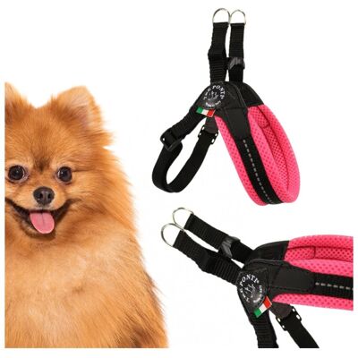 Tre Ponti - Mesh - Różowy - Regulowana klatka piersiowa - Harness Tre Ponti - Mesh - Różowy - Regulowana klatka piersiowa - Harness