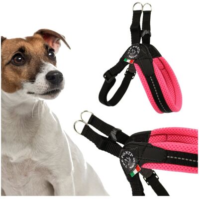 Tre Ponti - Easy Fit Mesh Neon - Pink - Click Buckle - Dog Harness Tre Ponti - Easy Fit Mesh Neon - Pink - Click Buckle - Dog Harness