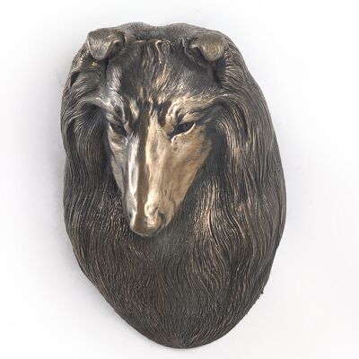 Polska ręcznie wykonana figurka psa Sheltie - Wiszący bust dekoracji - Prezent dla miłośników psów Polska ręcznie wykonana figurka psa Sheltie - Wiszący bust dekoracji - Prezent dla miłośników psów