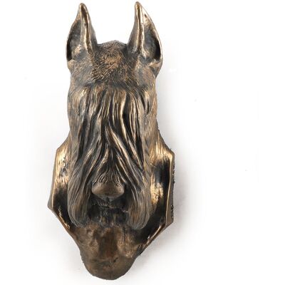 Art-Dog Schnauzer I - Rzeźba psa, wiszący busta, unikalna dekoracja Art-Dog Schnauzer I - Rzeźba psa, wiszący busta, unikalna dekoracja