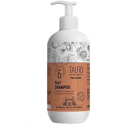 Tauro Pro TAURO Pure Nature 5 in 1 Shampoo 400ml Tauro Pro TAURO Pure Nature 5 in 1 Shampoo 400ml