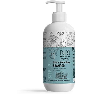 Tauro Pro TAURO Pure Nature Ultra Sensitive Shampoo 400ml Tauro Pro TAURO Pure Nature Ultra Sensitive Shampoo 400ml