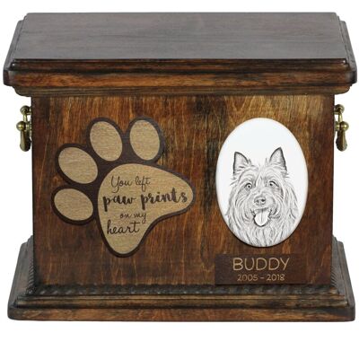 Terier australijski, Aussie - skrzynia pamiątkowa psa, personalizowana skrzynia ze zdjęciem, skrzynia ze zdjęciem psa marki Art-Dog Terier australijski, Aussie - skrzynia pamiątkowa psa, personalizowana skrzynia ze zdjęciem, skrzynia ze zdjęciem psa marki Art-Dog