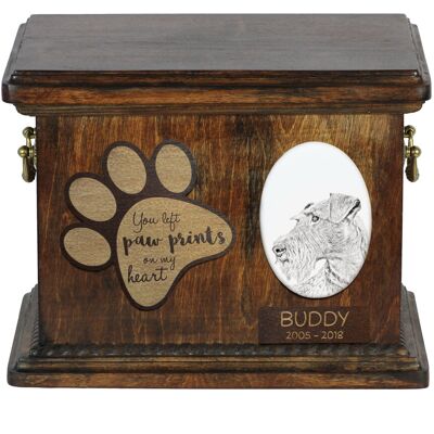 Terier irlandzki, Irish Red Terrier - skrzynia pamiątkowa psa, personalizowana skrzynia ze zdjęciem, skrzynia ze zdjęciem psa marki Art-Dog Terier irlandzki, Irish Red Terrier - skrzynia pamiątkowa psa, personalizowana skrzynia ze zdjęciem, skrzynia ze zdjęciem psa marki Art-Dog