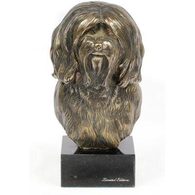 Art-Dog Tybetański Terrier Rzeźba - Ręcznie Wykonana Brązowa Figurka Art-Dog Tybetański Terrier Rzeźba - Ręcznie Wykonana Brązowa Figurka
