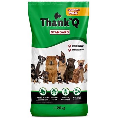 Inny producent THANK'Q STANDARD smak wołowiny sucha karma dla psa 20kg Inny producent THANK'Q STANDARD smak wołowiny sucha karma dla psa 20kg