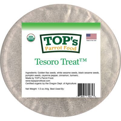 Parrot Planet Top's Tesoro Parrot Treat - Original - Ekologiczny przysmak dla Papug 44g Parrot Planet Top's Tesoro Parrot Treat - Original - Ekologiczny przysmak dla Papug 44g
