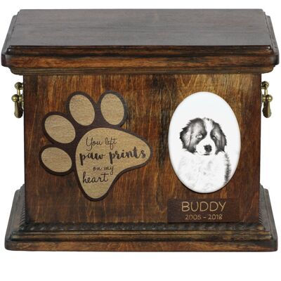 Tornjak, Bośniacko-chorwacki pies pasterski - skrzynia pamiątkowa psa, personalizowana skrzynia ze zdjęciem, skrzynia ze zdjęciem psa marki Art-Dog Tornjak, Bośniacko-chorwacki pies pasterski - skrzynia pamiątkowa psa, personalizowana skrzynia ze zdjęciem, skrzynia ze zdjęciem psa marki Art-Dog