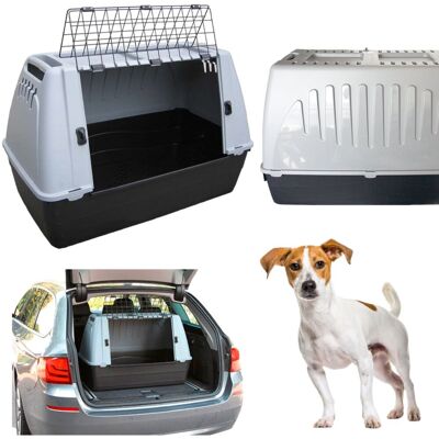 BERGAMO Transporter Do Samochodu Dla Psa BRACCO 80 77x43x51cm BERGAMO Transporter Do Samochodu Dla Psa BRACCO 80 77x43x51cm