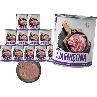 Tuf Tuf TufTuf mokra karma dla psa Jagnięcina puszka 12x800g Mielonka Tuf Tuf TufTuf mokra karma dla psa Jagnięcina puszka 12x800g Mielonka