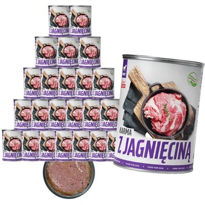 Tuf Tuf TufTuf mokra karma dla psa Jagnięcina puszka 24x400g Mielonka Tuf Tuf TufTuf mokra karma dla psa Jagnięcina puszka 24x400g Mielonka