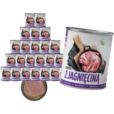 Tuf Tuf TufTuf mokra karma dla psa Jagnięcina puszka 24x800g Mielonka Tuf Tuf TufTuf mokra karma dla psa Jagnięcina puszka 24x800g Mielonka