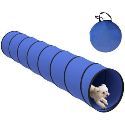 Tunel do agility dla psów PawHut 300 x 50 cm z 4 kotwami do mocowania w podłożu, odporna na rozdarcie torba transportowa, tunel do zabawy, tunel do .. Tunel do agility dla psów PawHut 300 x 50 cm z 4 kotwami do mocowania w podłożu, odporna na rozdarcie torba transportowa, tunel do zabawy, tunel do ..