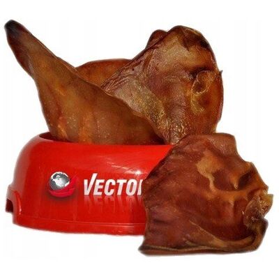 Vector-Food Ucho wieprzowe średnie 10szt Vector-Food Ucho wieprzowe średnie 10szt