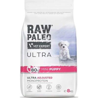 Vetexpert Raw Paleo Ultra Pork Mini Puppy 8kg Vetexpert Raw Paleo Ultra Pork Mini Puppy 8kg