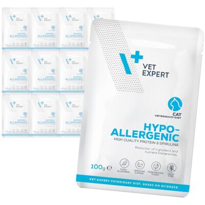 Vetexpert Veterinary Diet Hypoallergenic 12x100g Hipoalergiczna Mokra Karma Weterynaryjna Dla Kota Z Indykiem Vetexpert Veterinary Diet Hypoallergenic 12x100g Hipoalergiczna Mokra Karma Weterynaryjna Dla Kota Z Indykiem