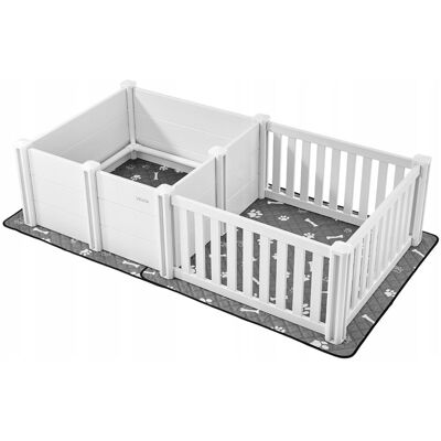 VEVOR KOJEC DLA PSA 186X97X50 CM Z REGULOWANYMI DRZWICZKAMI MOCNY I TRWAŁY VEVOR KOJEC DLA PSA 186X97X50 CM Z REGULOWANYMI DRZWICZKAMI MOCNY I TRWAŁY