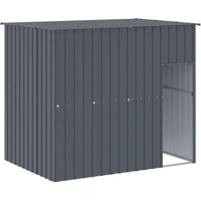 Budka dla psa z dachem - Stal ocynkowana - 214x153x181 cm Budka dla psa z dachem - Stal ocynkowana - 214x153x181 cm