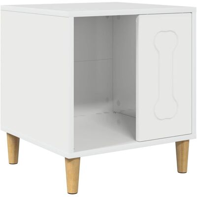 vidaXL Domek dla Psów Błyszcząca biel 44 x 42 x 49 cm vidaXL Domek dla Psów Błyszcząca biel 44 x 42 x 49 cm