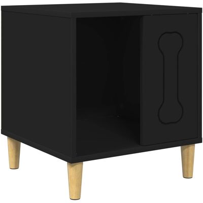 vidaXL Domek dla Psów Czarny 44 x 42 x 49 cm Materiał drewnopochodny vidaXL Domek dla Psów Czarny 44 x 42 x 49 cm Materiał drewnopochodny