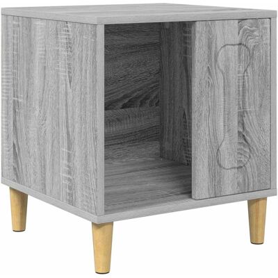 vidaXL Domek dla Psów Szary Sonoma 44 x 42 x 49 cm vidaXL Domek dla Psów Szary Sonoma 44 x 42 x 49 cm