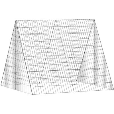 vidaXL Klatka dla kur Srebrny 110 x 100 x 85 cm Stal Galwanizowana vidaXL Klatka dla kur Srebrny 110 x 100 x 85 cm Stal Galwanizowana
