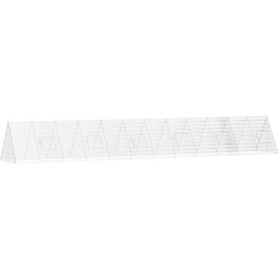 vidaXL Klatka dla kur Srebrny 650 x 100 x 85 cm Stal Galwanizowana vidaXL Klatka dla kur Srebrny 650 x 100 x 85 cm Stal Galwanizowana