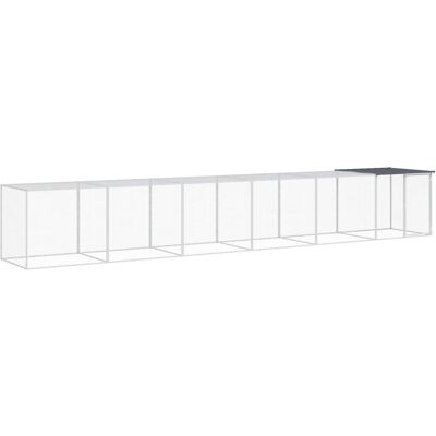 Kurnik z Dachami vidaXL - 603x98x90 cm Ocynkowana Stal Kurnik z Dachami vidaXL - 603x98x90 cm Ocynkowana Stal