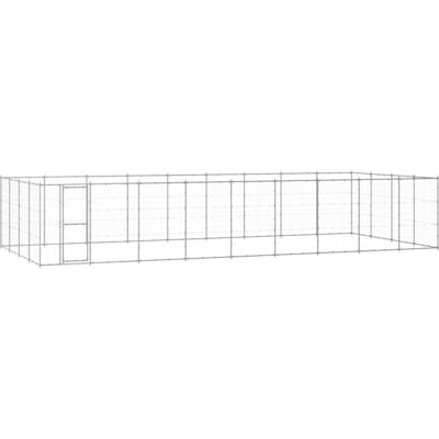 vidaXL Zewnątrzna klatka dla psa z ocynkowanej stali 43,56 m² - Klata dla psa vidaXL Zewnątrzna klatka dla psa z ocynkowanej stali 43,56 m² - Klata dla psa
