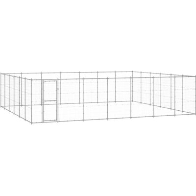 vidaXL Zewnętrzna kennel dla psów ze stali ocynkowanej 50,82 m² vidaXL Zewnętrzna kennel dla psów ze stali ocynkowanej 50,82 m²