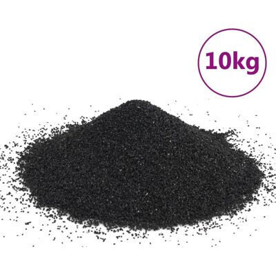 vidaXL Piasek do akwarium 10 kg Czarny 0,2-2 mm - Piasek do akwarium vidaXL Piasek do akwarium 10 kg Czarny 0,2-2 mm - Piasek do akwarium