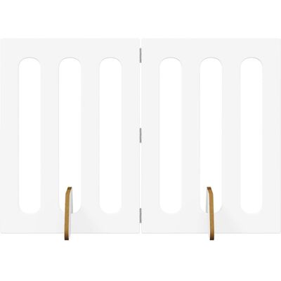 vidaXL Składany kojec dla zwierząt 2 pcs Biały 100,5 x 38 x 70 cm vidaXL Składany kojec dla zwierząt 2 pcs Biały 100,5 x 38 x 70 cm