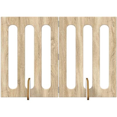 vidaXL Składany kojec dla zwierząt 2 pcs Dąb Sonoma 100,5 x 38 x 70 cm vidaXL Składany kojec dla zwierząt 2 pcs Dąb Sonoma 100,5 x 38 x 70 cm