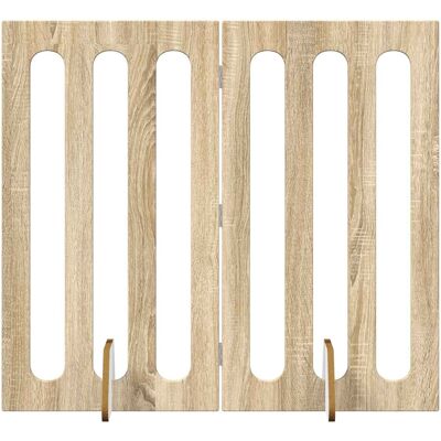 vidaXL Składany kojec dla zwierząt 2 pcs Dąb Sonoma 100,5 x 38 x 90 cm vidaXL Składany kojec dla zwierząt 2 pcs Dąb Sonoma 100,5 x 38 x 90 cm