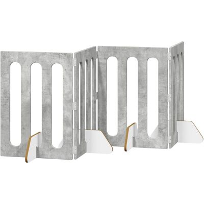 vidaXL Składany kojec dla zwierząt 4 pcs Betonowy Szary vidaXL Składany kojec dla zwierząt 4 pcs Betonowy Szary