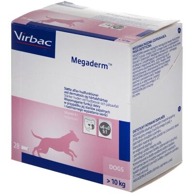 Virbac Megaderm - Wsparcie skóry i sierści dla psów - 28 saszetek Virbac Megaderm - Wsparcie skóry i sierści dla psów - 28 saszetek